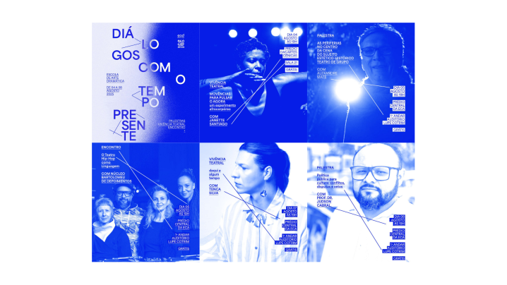 Cartaz da semana de Extensão "Diálogos com o Tempo Presente"